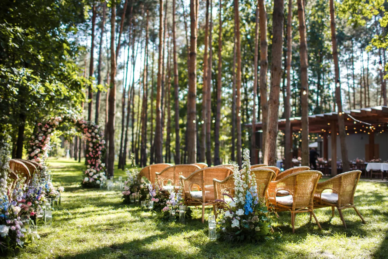 Backyard shop wedding venues